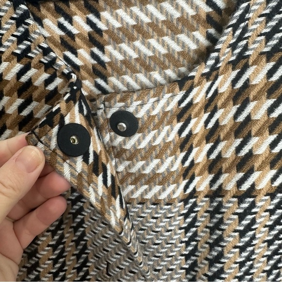 J Jill wool plaid longline jacket XL petite - Picture 7 of 12